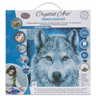Crystal Art Canvas Kit: Moonlight Wolf image number 1