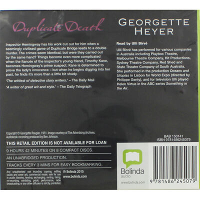 Duplicate Death: CD image number 2