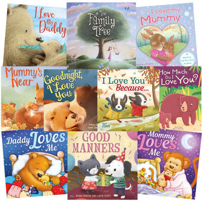 Bedtime Family: 10 Kids Picture Books Bundle image number 1