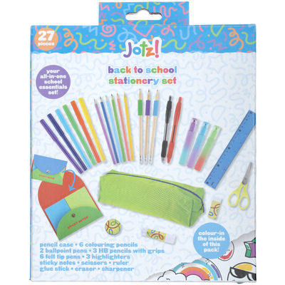 Jotz! Back to School Stationery Set: 27 Piece Neon Set image number 1