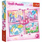 Unicorn 4-in-1 Jigsaw Puzzle Set image number 1