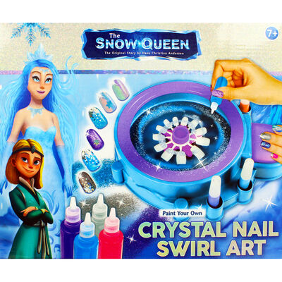 The Snow Queen Crystal Nail Swirl Art image number 2