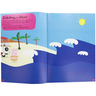 Peppa Pig: Off To The Seaside Sticker Activity Book image number 2