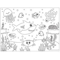 Kids Colouring Sheet: Under The Sea