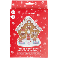 Make Your Own Christmas Gingerbread Foam House