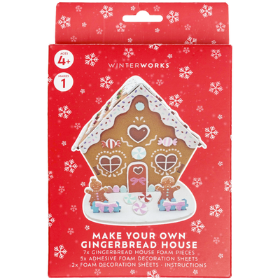 Make Your Own Christmas Gingerbread Foam House image number 1