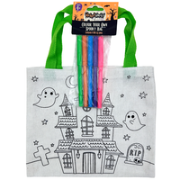 Colour Your Own Spooky Canvas Bag: Assorted