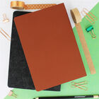 A5 Tan PU Lined Notebook image number 2