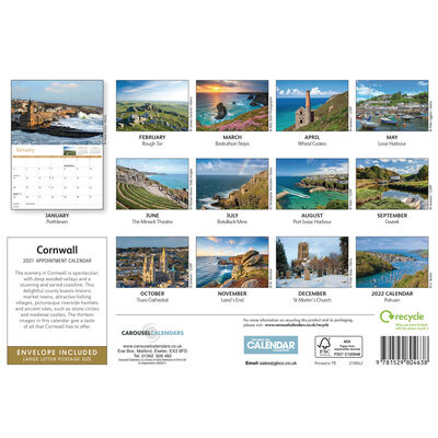 Cornwall A4 Calendar 2021 image number 3