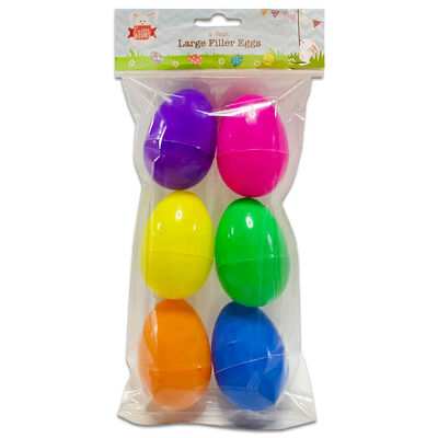 Large Filler Easter Eggs: Pack of 6 image number 1