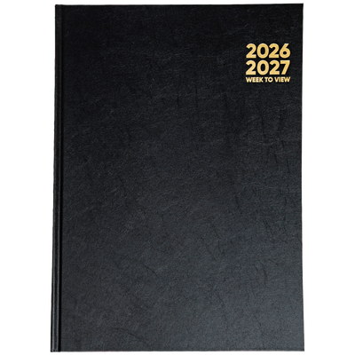 A4 Mid-Year 26-27 Diary: Black image number 1