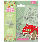 Garden Gnomes Stamps and Metal Dies Set - Gnome Caravan image number 1