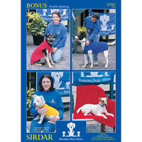 Bonus DK Dog Coats & Blankets: Knitting Pattern 5792