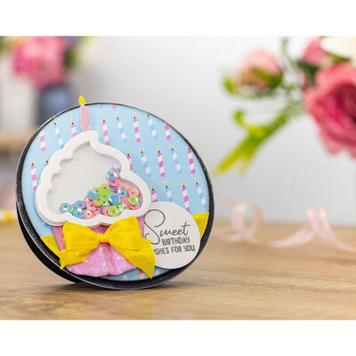 Gemini Shaker Card Stamp and Die Set - Sweet Birthday image number 3