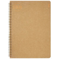 A4 Wiro Kraft Lined Notebook