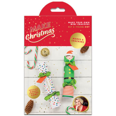 Make Your Own Mini Christmas Crackers: Elf & Polka Dot image number 1