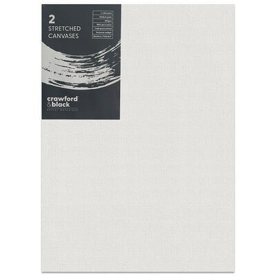 Crawford & Black Stretched Canvas A3: Pack of 2 image number 2