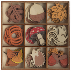 Wooden Embellishments: Pack of 45 image number 1
