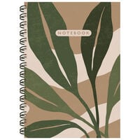 B5 Wiro Large Leaf Notebook
