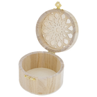 Wooden Box With Floral Lid: 10.7 x 6.5cm image number 2
