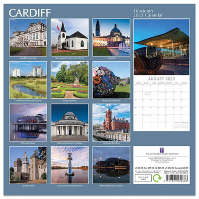 Cardiff 2023 Square Calendar image number 3