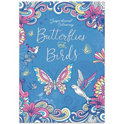 Inspirational Colouring: Butterflies and Birds image number 1