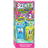 Scentos Assorted Scented Confetti Slime: Pack of 2