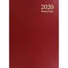 A4 2020 Red Week to View Diary image number 1