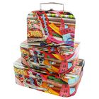 Sewing Design Storage Suitcases: Set of 3 image number 1