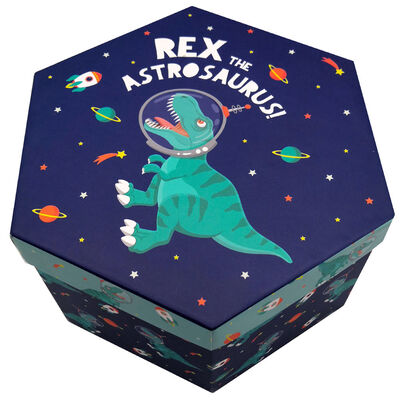 Dinosaur 4 Tier Hexagon Art Box image number 1