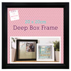 Black Deep Box Frame - 20cm x 20cm image number 2
