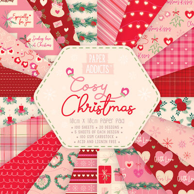 Cosy Christmas Paper Pad - 10cm x 10cm image number 1