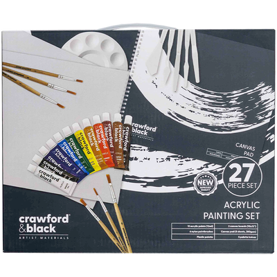 Crawford & Black Acrylic Painting Set image number 1