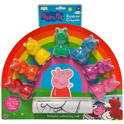 Peppa Pig Rainbow Crayons image number 1