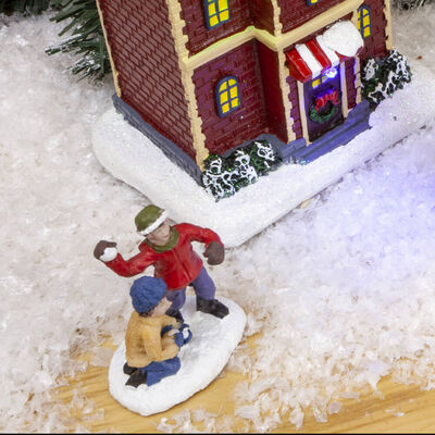 Resin Snowball Thrower Figure image number 2
