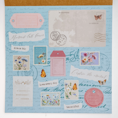 Wildflower Design Papercraft Pad: 12 x 12 Inches image number 4