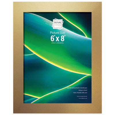 Gold Photo Frame: 6&rdquo; x 8&rdquo; image number 1