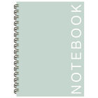 A5 Wiro Blue Grey Notebook image number 1