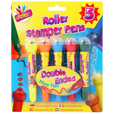 Roller Stamper Pens: Pack of 5 image number 1