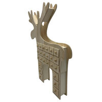 Wooden Reindeer Advent Calendar