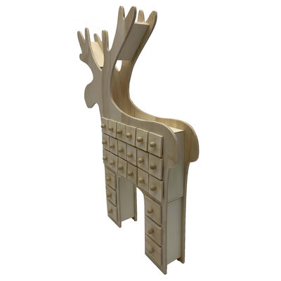 Wooden Reindeer Advent Calendar image number 2
