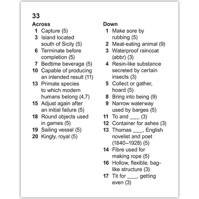 Extra Large Print Crosswords image number 4