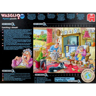 Wasgij Mystery 17 Catching a Break 1000 Piece Jigsaw Puzzle image number 3