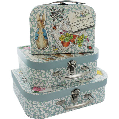Peter Rabbit Storage Suitcases - Set of 3 From 7.00 GBP | The Works
