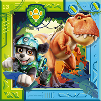 Paw Patrol Dino Movie 3 x 49 Piece Jigsaw Puzzle Set