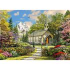 Mountain View Chapel 500 Piece Jigsaw Puzzle image number 2