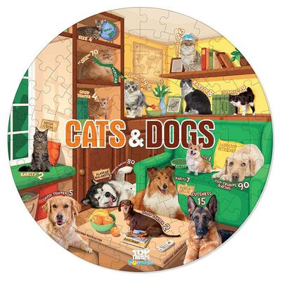 Top Trumps Cats & Dogs 100 Piece Jigsaw Puzzle image number 2