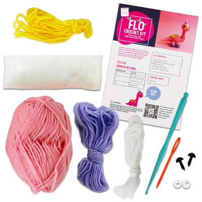 Flo The Dinosaur Crochet Kit image number 2
