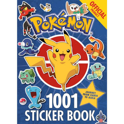 The Official Pokémon 1001 Sticker Book image number 1
