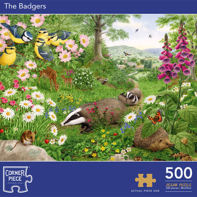 The Badgers 500 Piece Jigsaw Puzzle image number 1